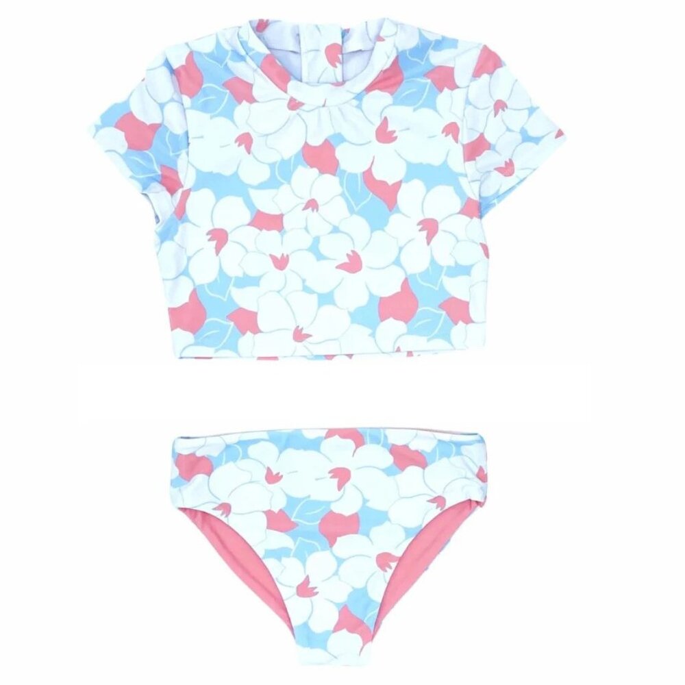 Feather 4 Arrow Cabana Rashkini - (Reversible Bikini Bottom) Crystal Blue